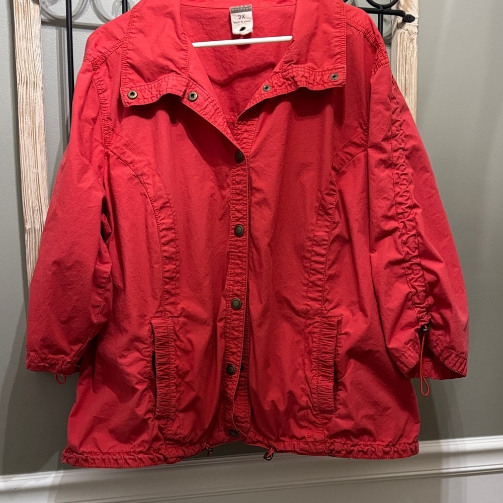Natalie & Me Utility Jacket Sz 2X